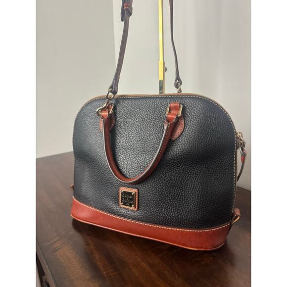 Dooney & Bourke Pebble Grain Zip Zip Satchel EUC - Picture 3 of 16